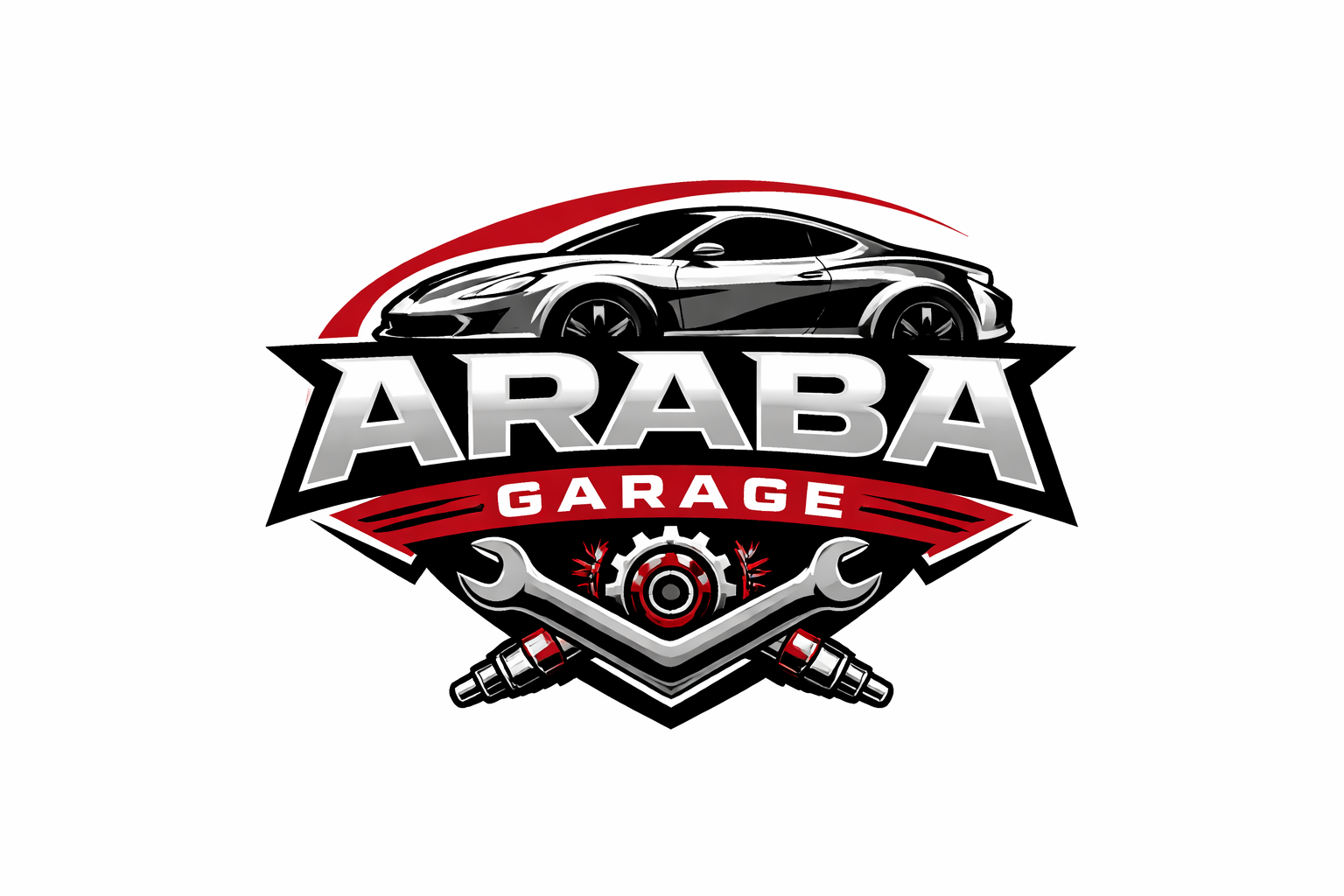 Araba Garage Oto Servis Logo
