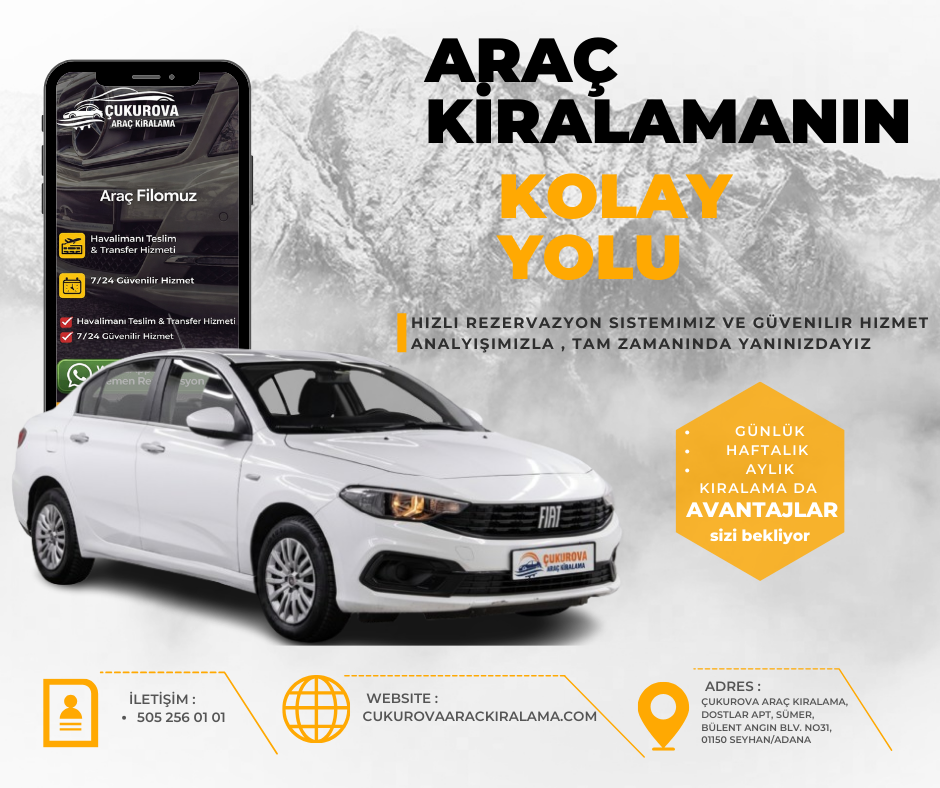 Çukurova Araç Kiralama - Fotoğraf 0